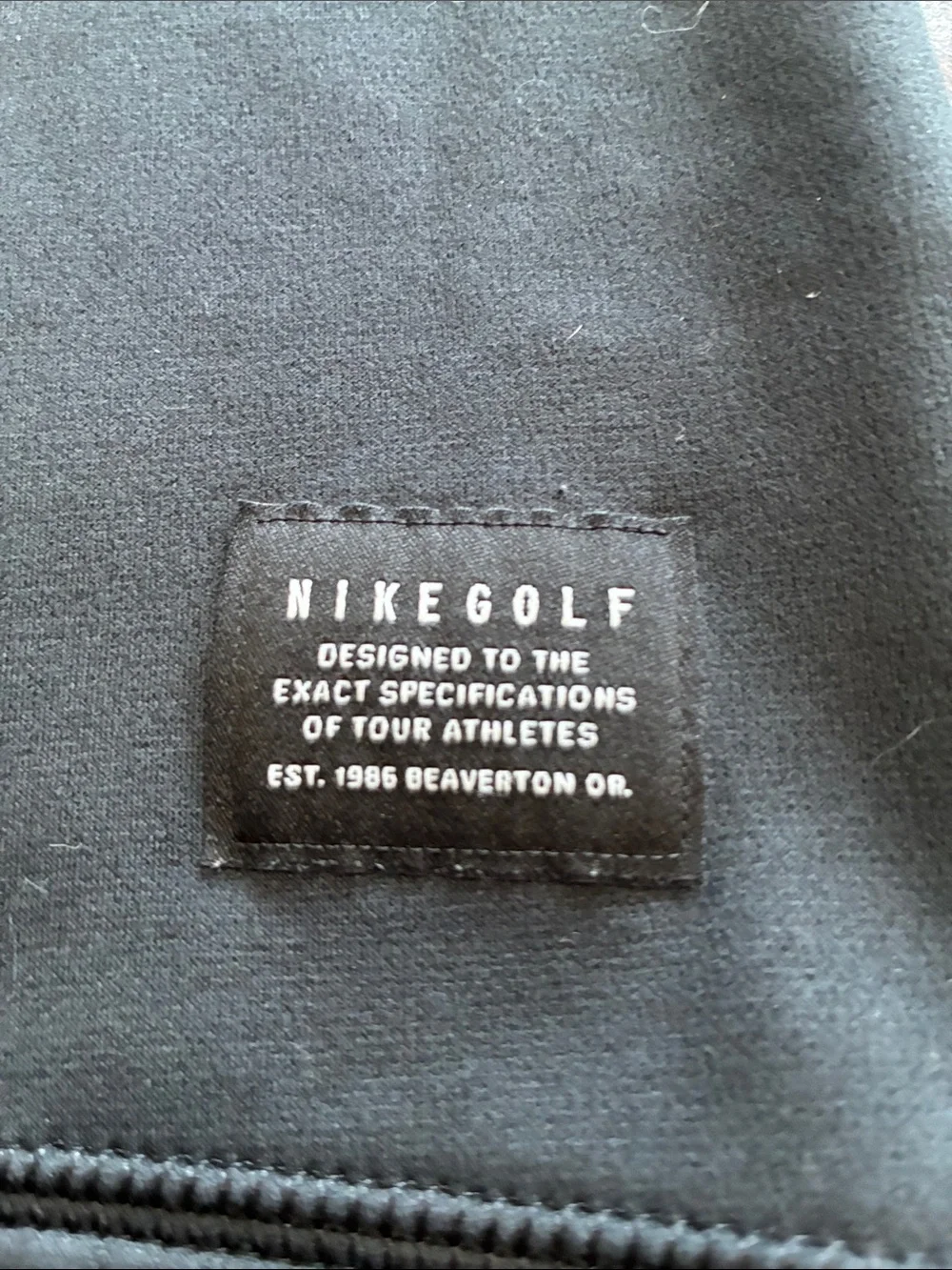 Nike Therma Golf Pullover Sweatshirt Black Men's Size M 932350-010 Performance